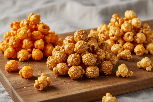Chy-Town Gourmet Popcorn brings together three al-time favorites- rich Caramel, bold Cheddar Cheese, and smooth Sweet Cheddar- for the ultimate sweet-and-savory experience.